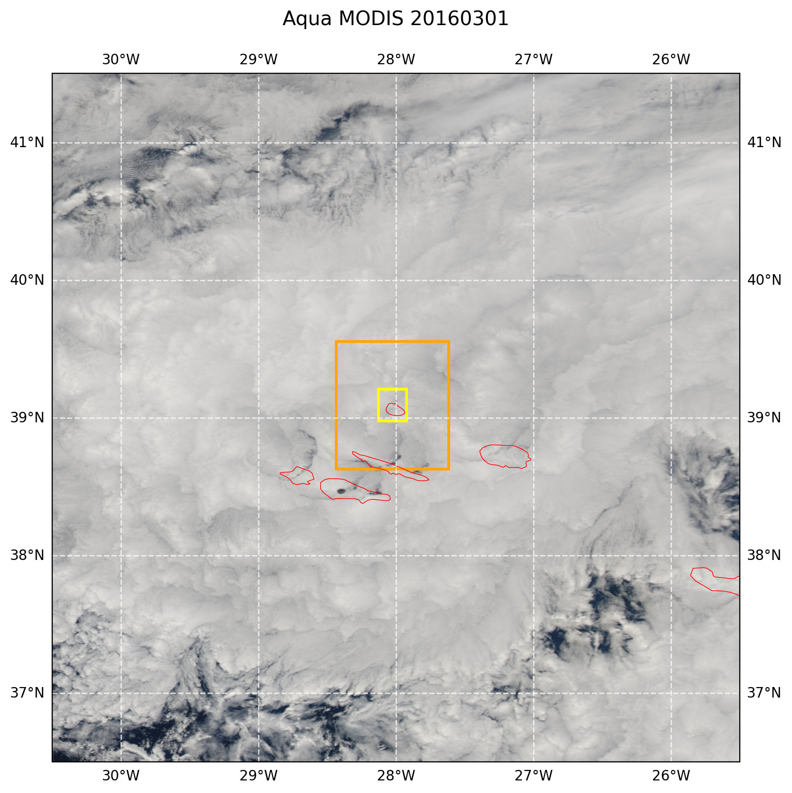 True color MODIS AQUA
