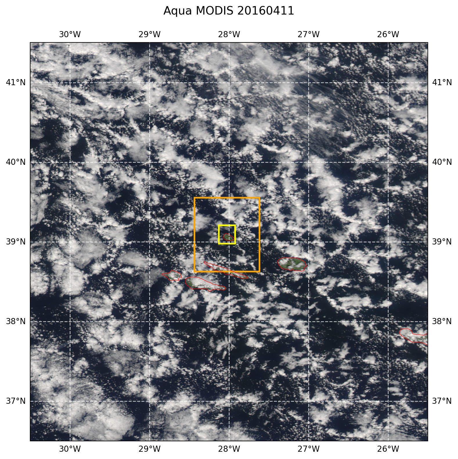 True color MODIS AQUA