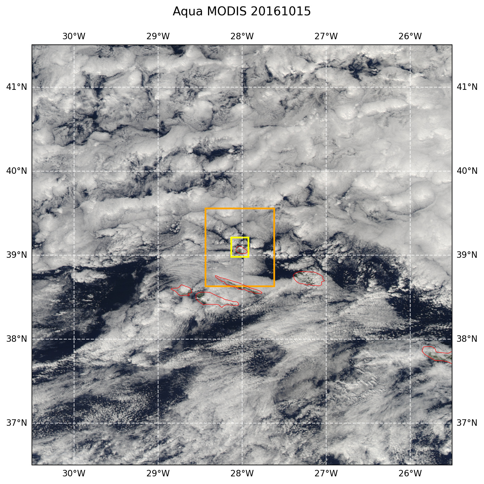True color MODIS AQUA
