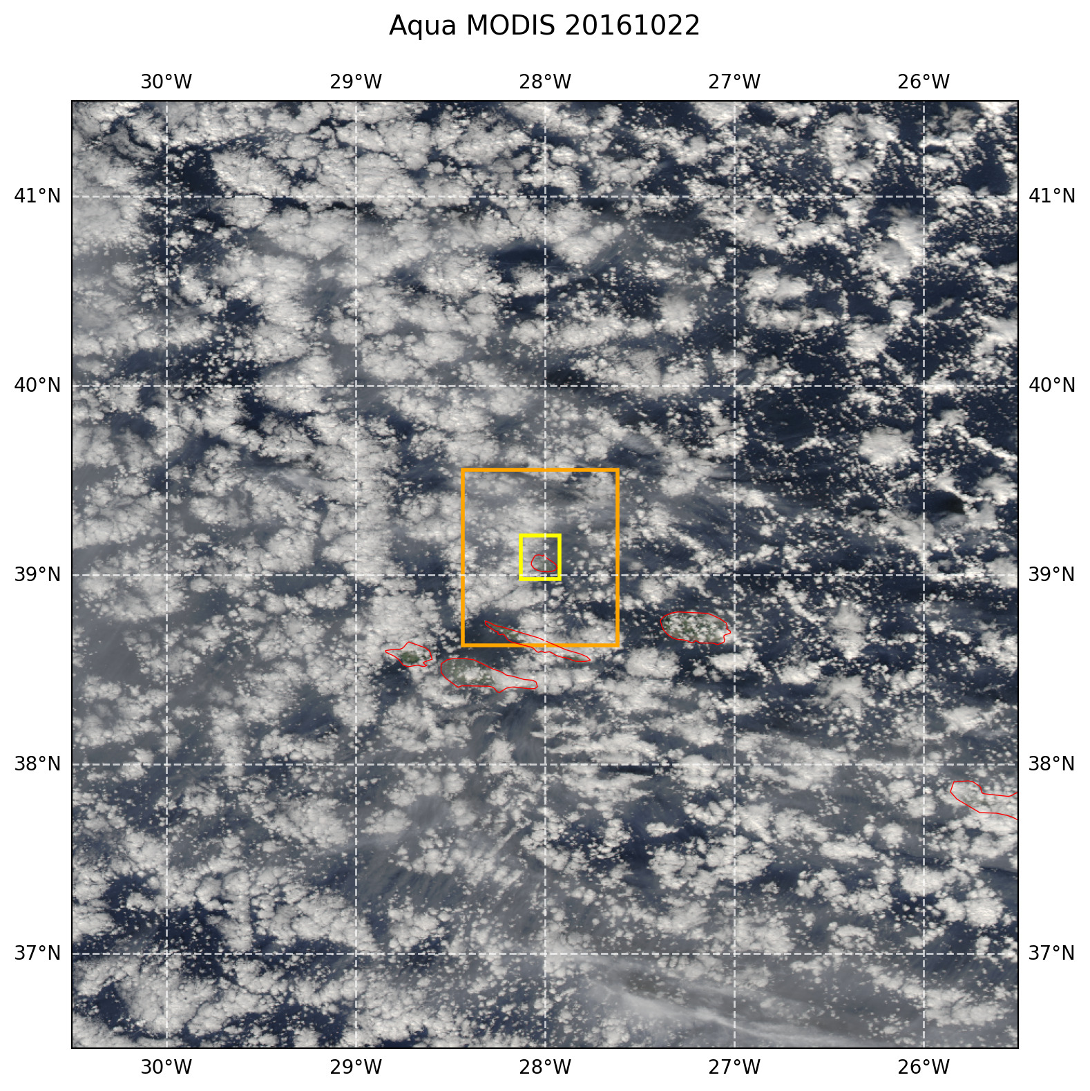 True color MODIS AQUA