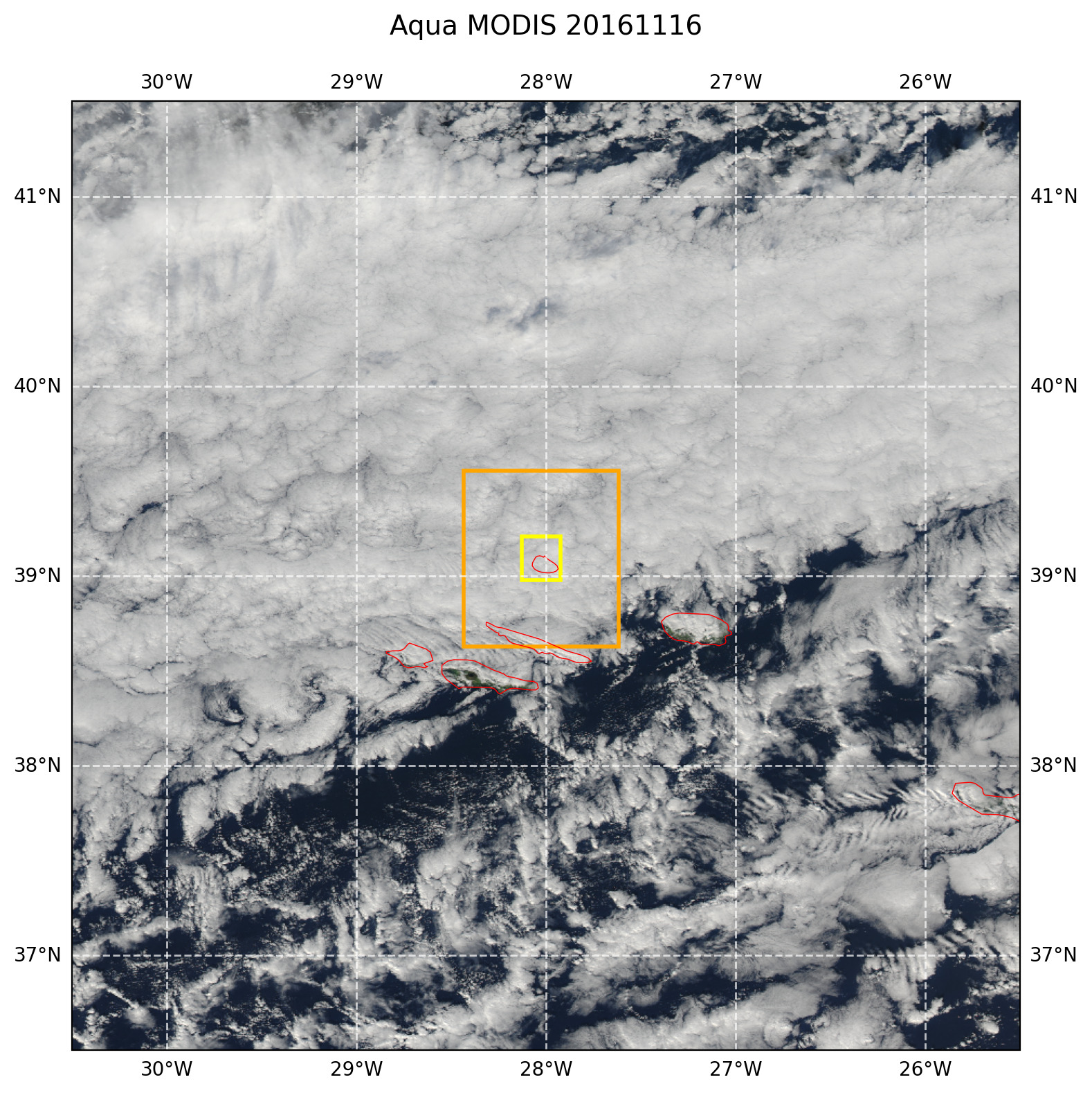 True color MODIS AQUA