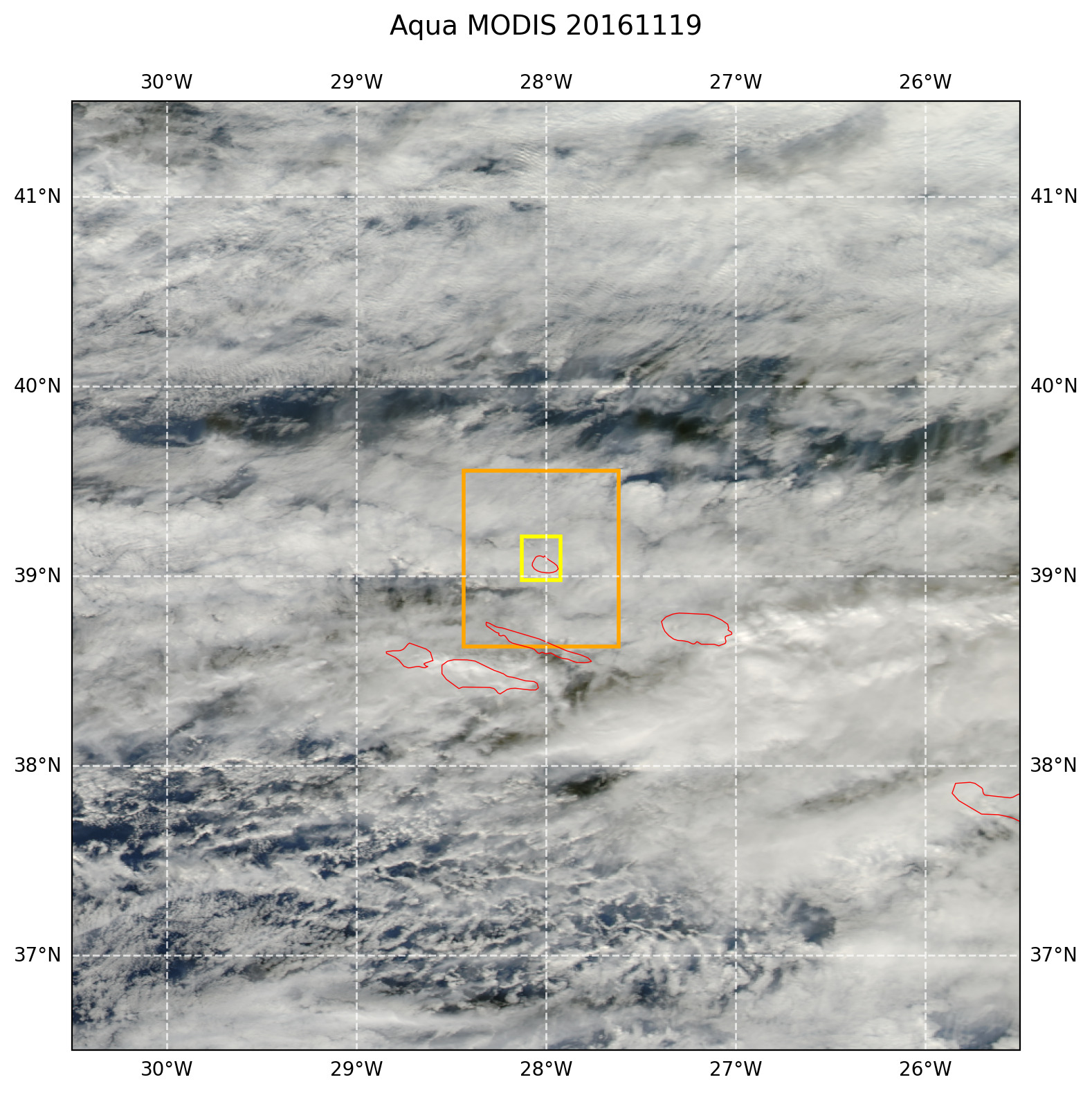 True color MODIS AQUA