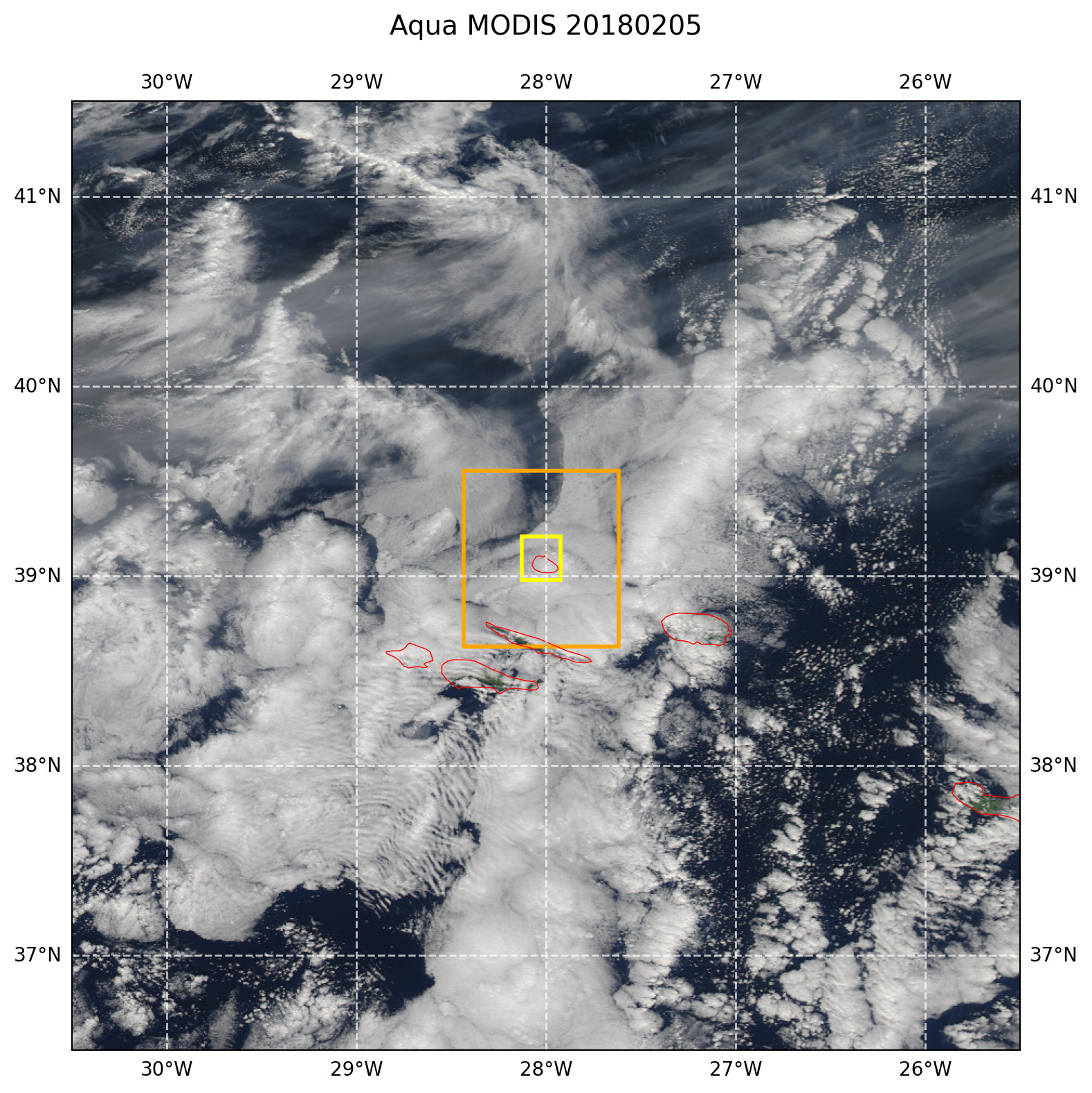 True color MODIS AQUA