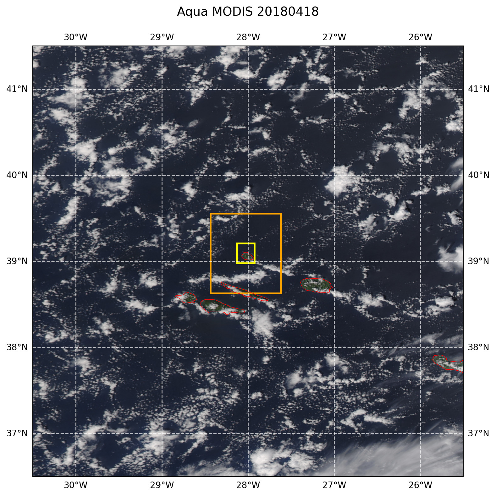 True color MODIS AQUA