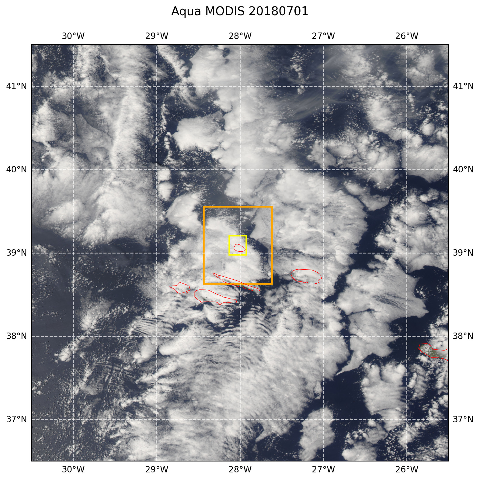True color MODIS AQUA
