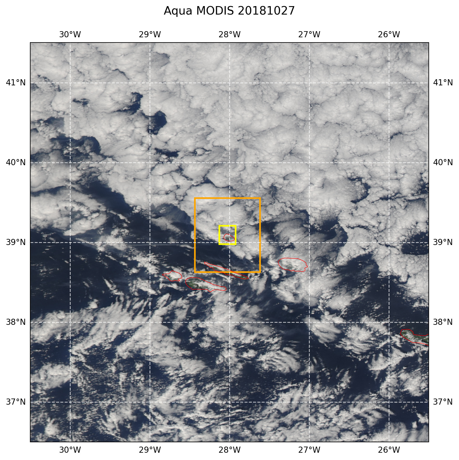 True color MODIS AQUA