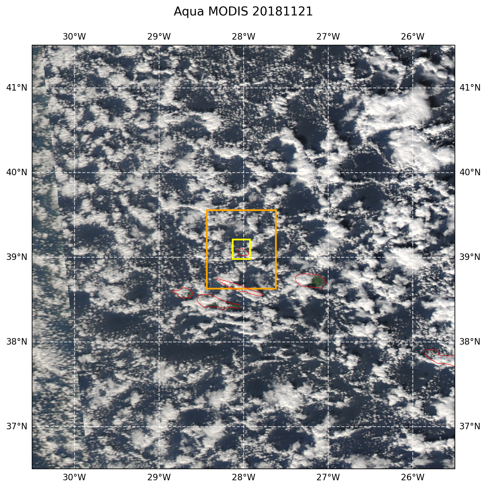 True color MODIS AQUA
