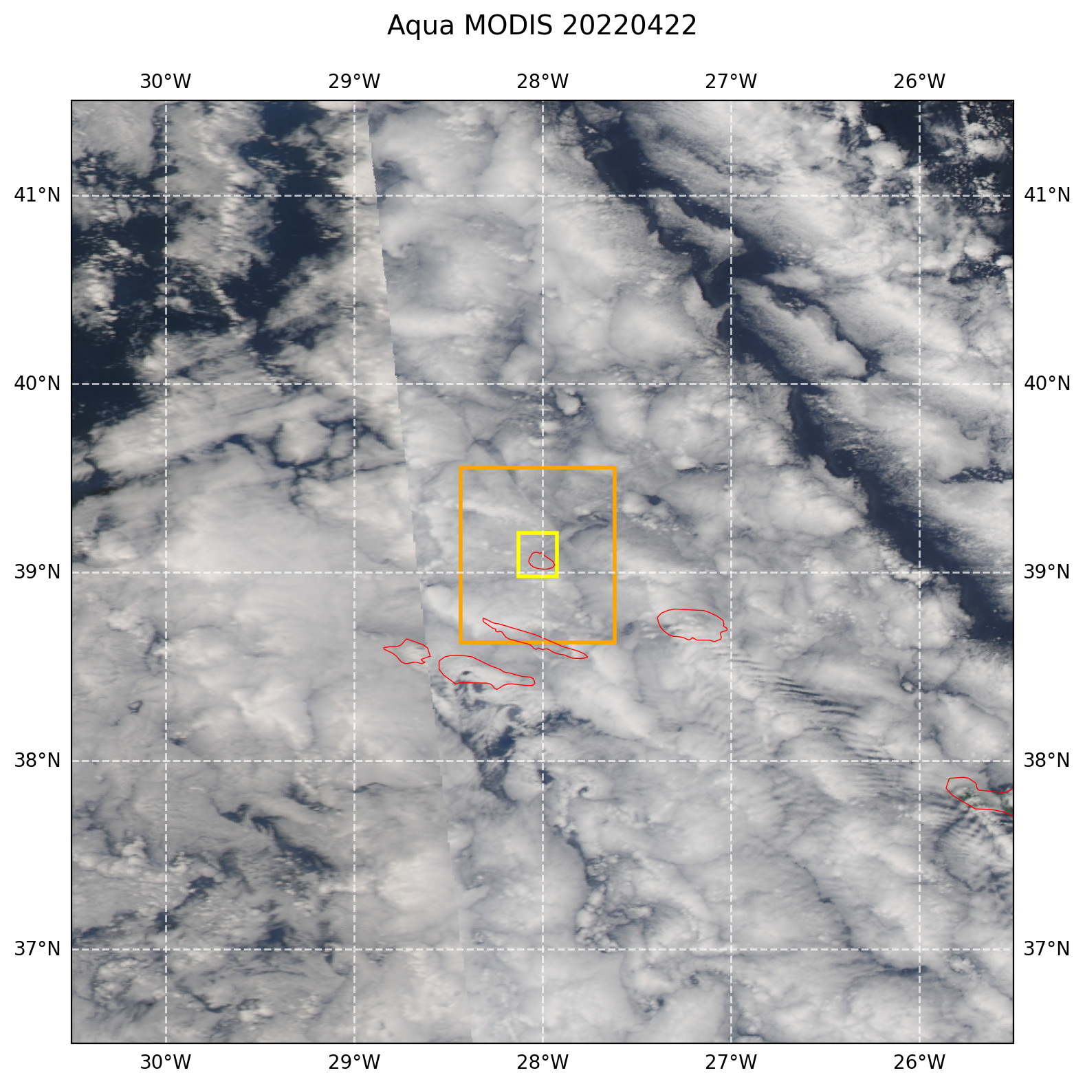 True color MODIS AQUA