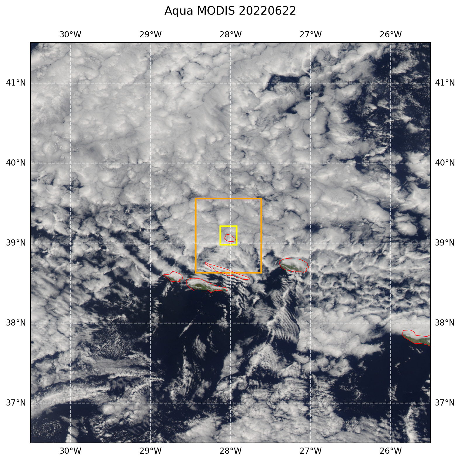 True color MODIS AQUA