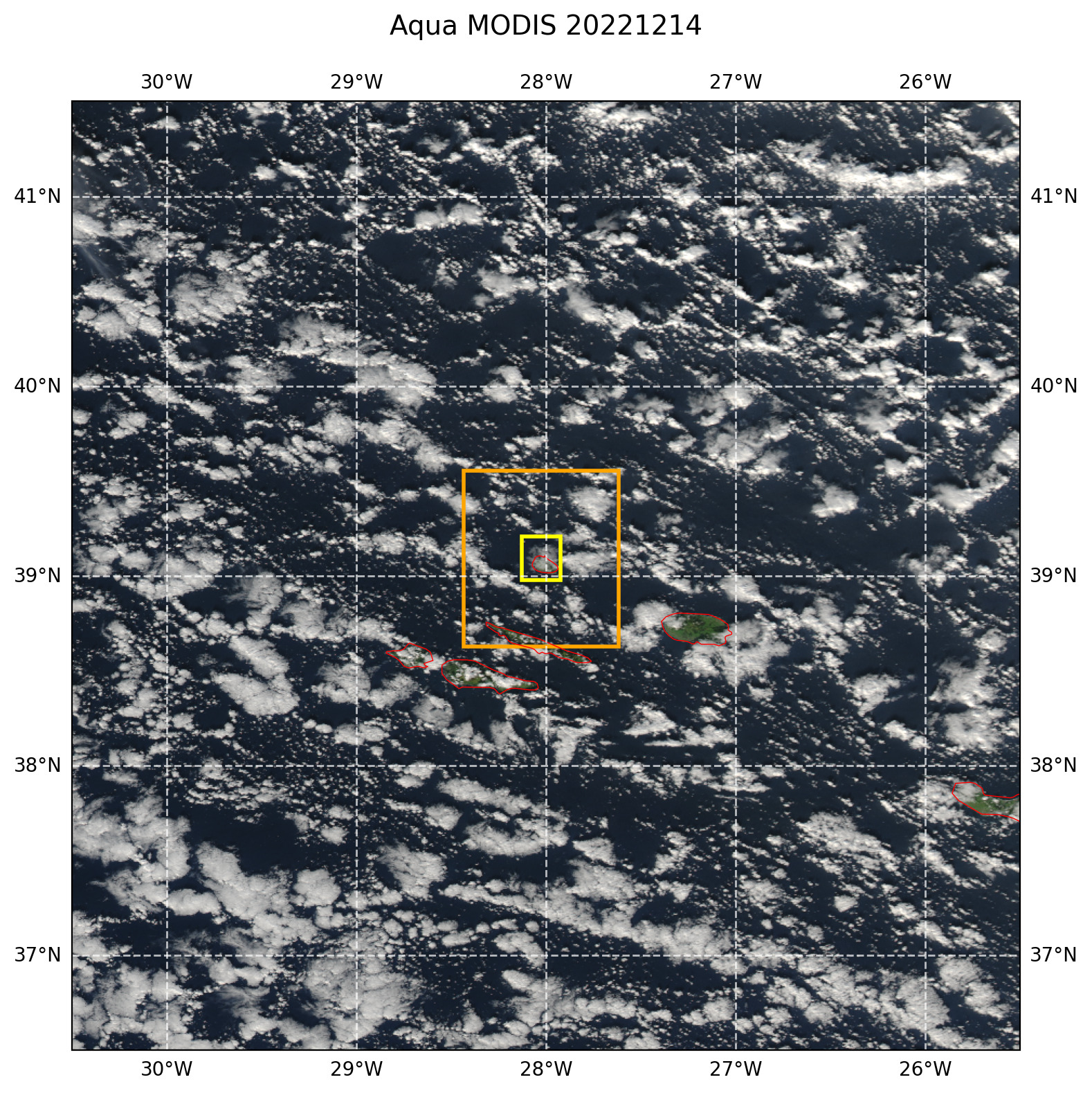 True color MODIS AQUA